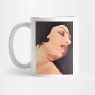 Pixel Art (retro brunette) Mug